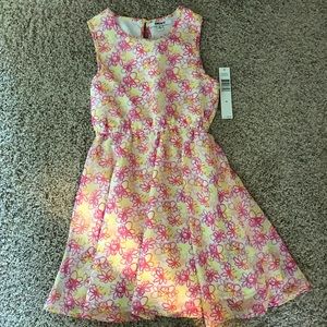 NWT Girl’s size Medium DNKY floral dress